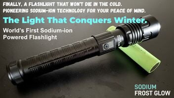 World's 1st Sodium-Ion Flashlight: Engineered for Winter