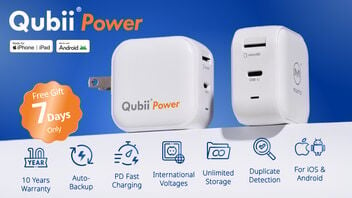 Qubii Power: 2-in-1 Auto-Backup & Charge, 10 Years Warranty!