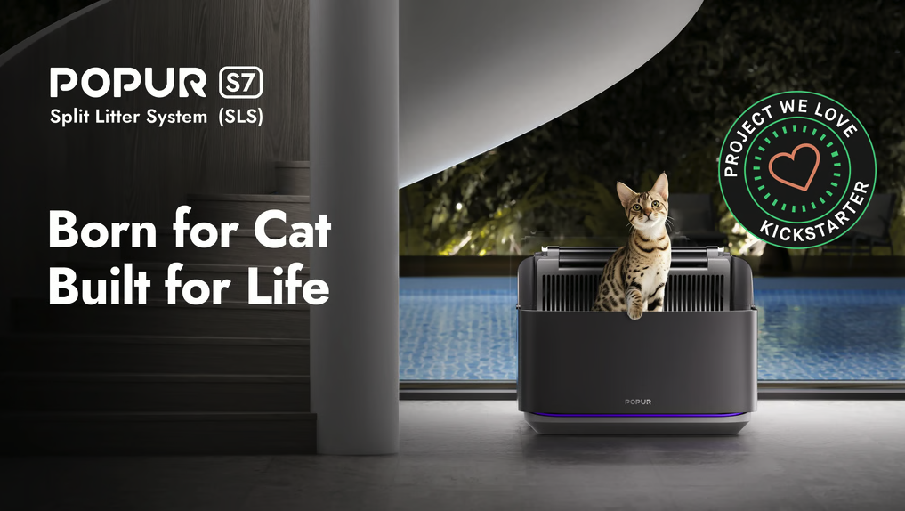 Popur S7 Split Litter System: Born for Cat, Built for Life