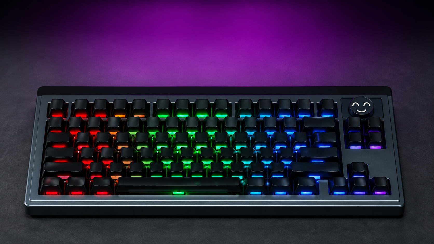 GlowHint KT75: Hall Effect Rapid Trigger Magnetic Keyboard