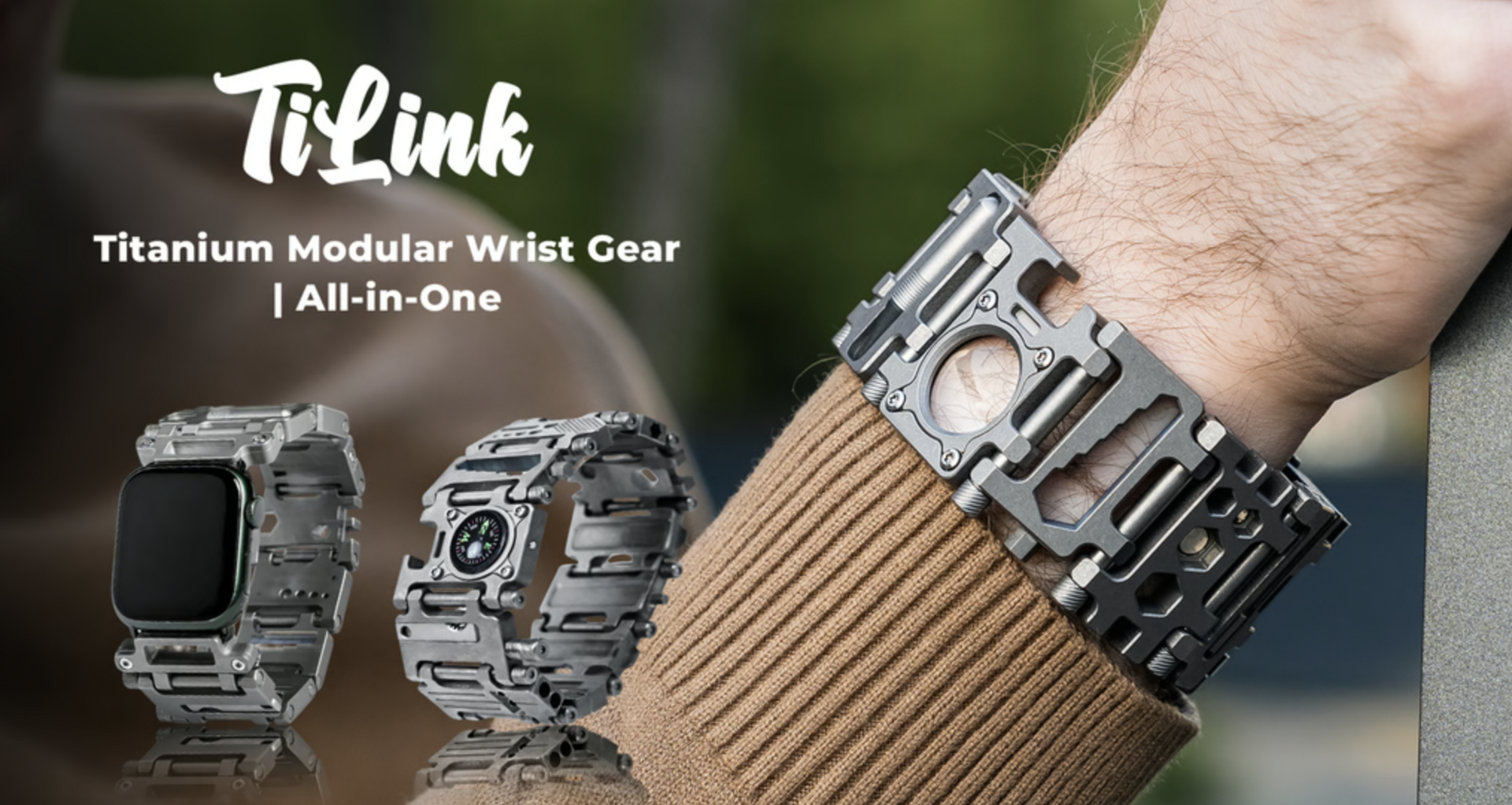 TiLink Titanium EDC Bracelet