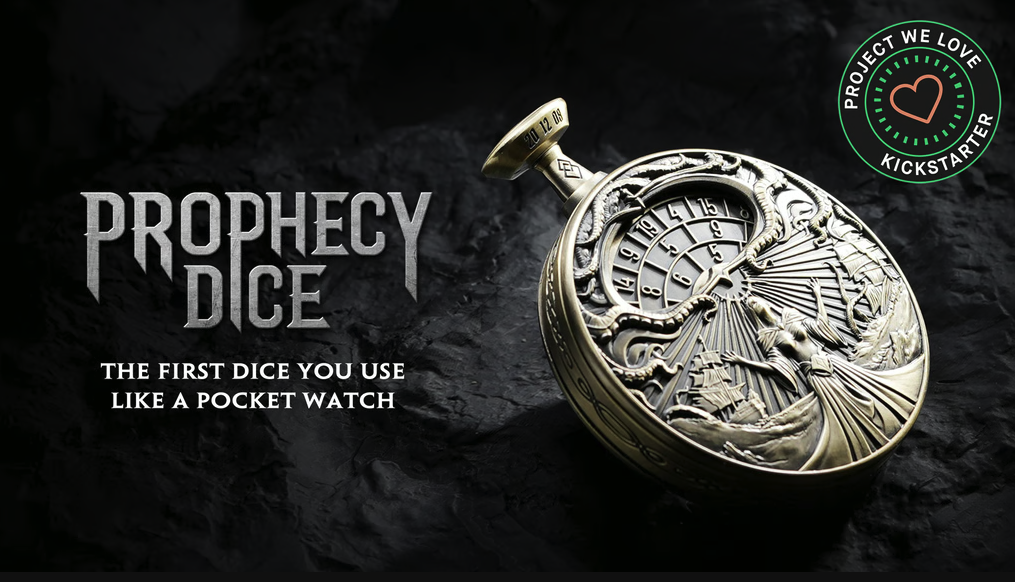 Prophecy Dice: Pocket Watch Dice Spinner