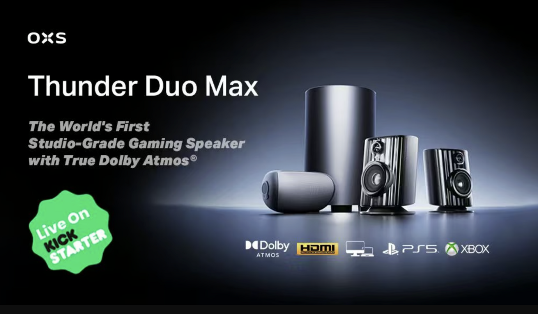 Thunder Duo Max - Dolby Atmos® Studio-Grade Gaming Speaker