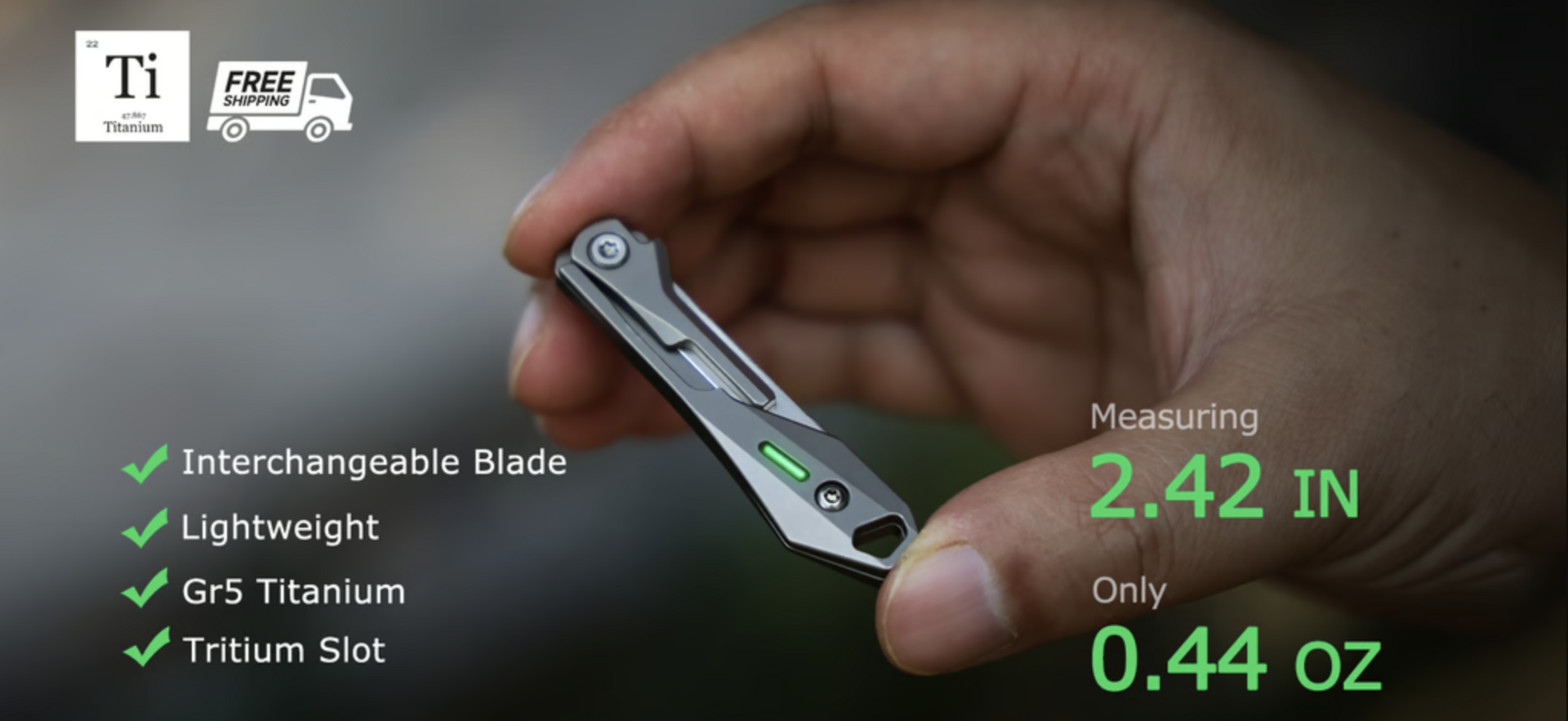 BladeNex: Titanium Micro Folding Scalpel Knife for EDC