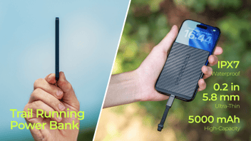 Ultra-thin power bank that fits anywhere