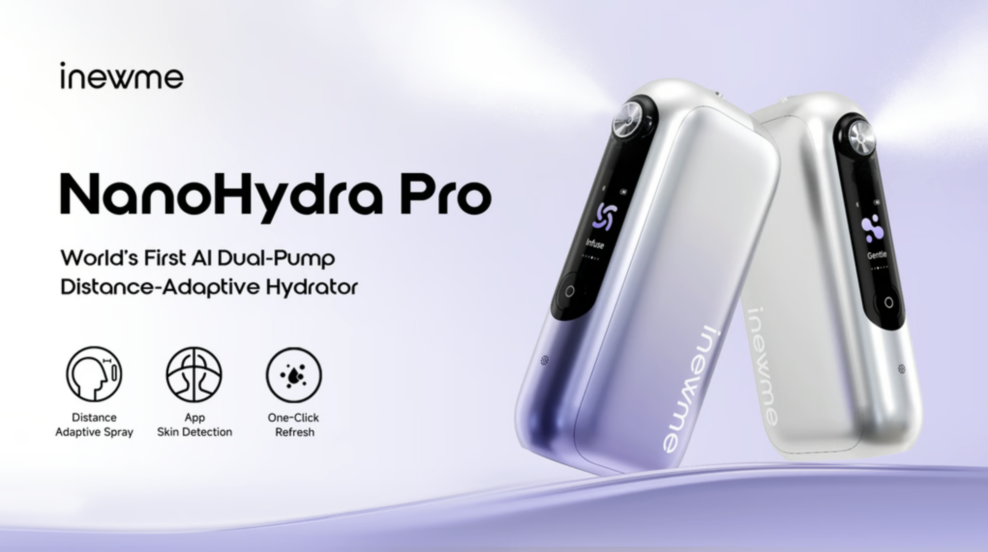 NanoHydra Pro:World’s First AI Distance-Adaptive Hydrator